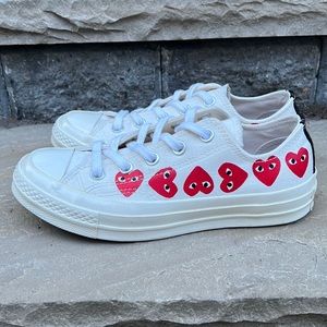 Converse x CDG Chuck Taylor Low Multi Hearts Y4/W6